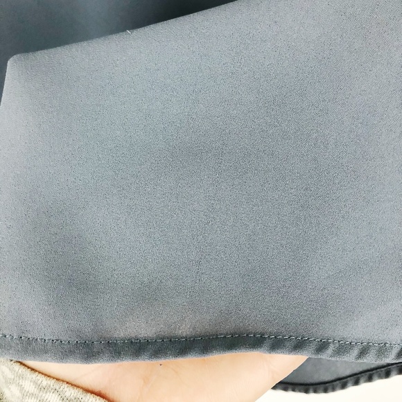 Ro & De Dusty Blue Short Sleeve Blouse |C - Picture 6 of 9